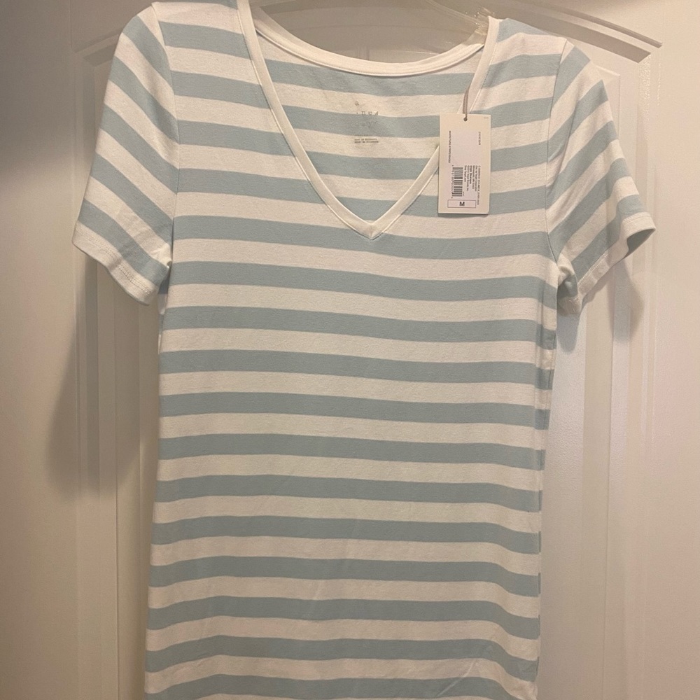 Soft fabric V-Neck Tee. This brand is super comfortable.